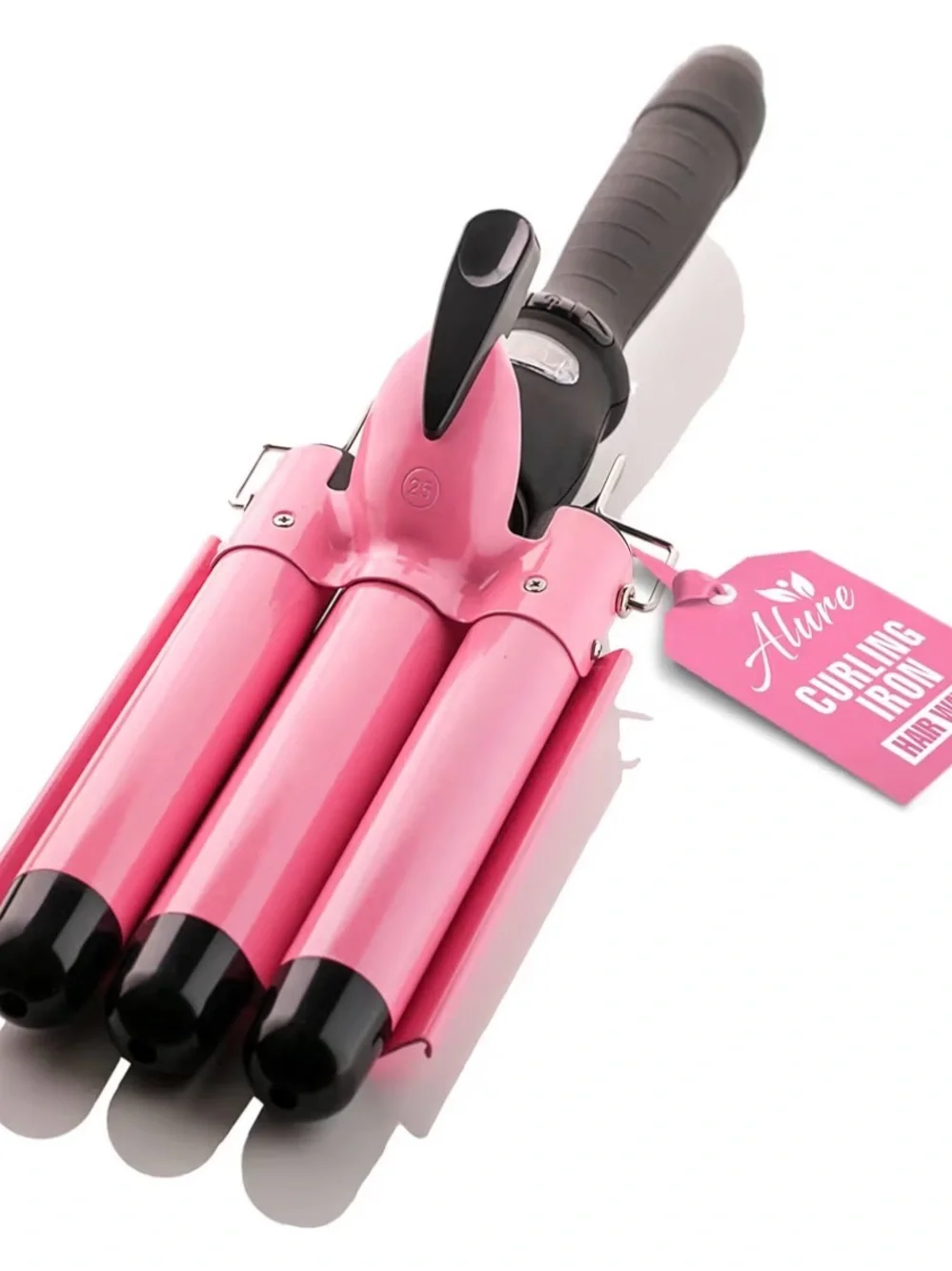 Allure Pink Triple Barrel Hair Waver